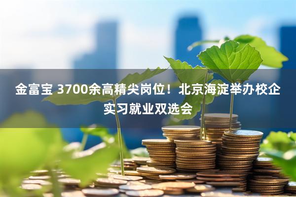 金富宝 3700余高精尖岗位！北京海淀举办校企实习就业双选会