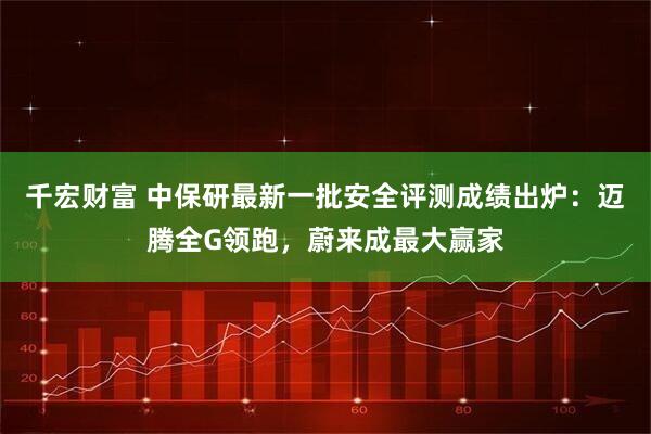 千宏财富 中保研最新一批安全评测成绩出炉：迈腾全G领跑，蔚来成最大赢家