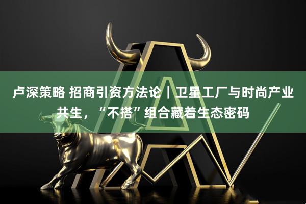 卢深策略 招商引资方法论｜卫星工厂与时尚产业共生，“不搭”组合藏着生态密码